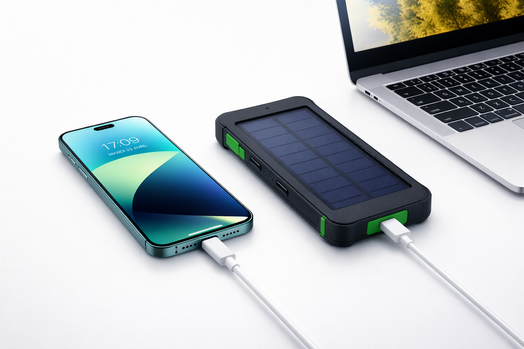 Batterie solaire pour téléphone portable