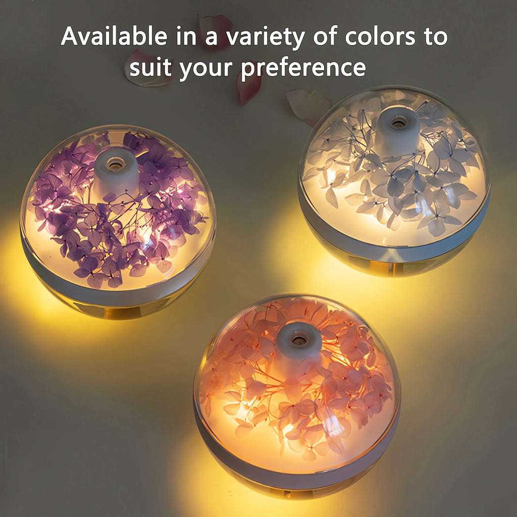 Humidificateur d'Air avec des Fleurs Eternelles