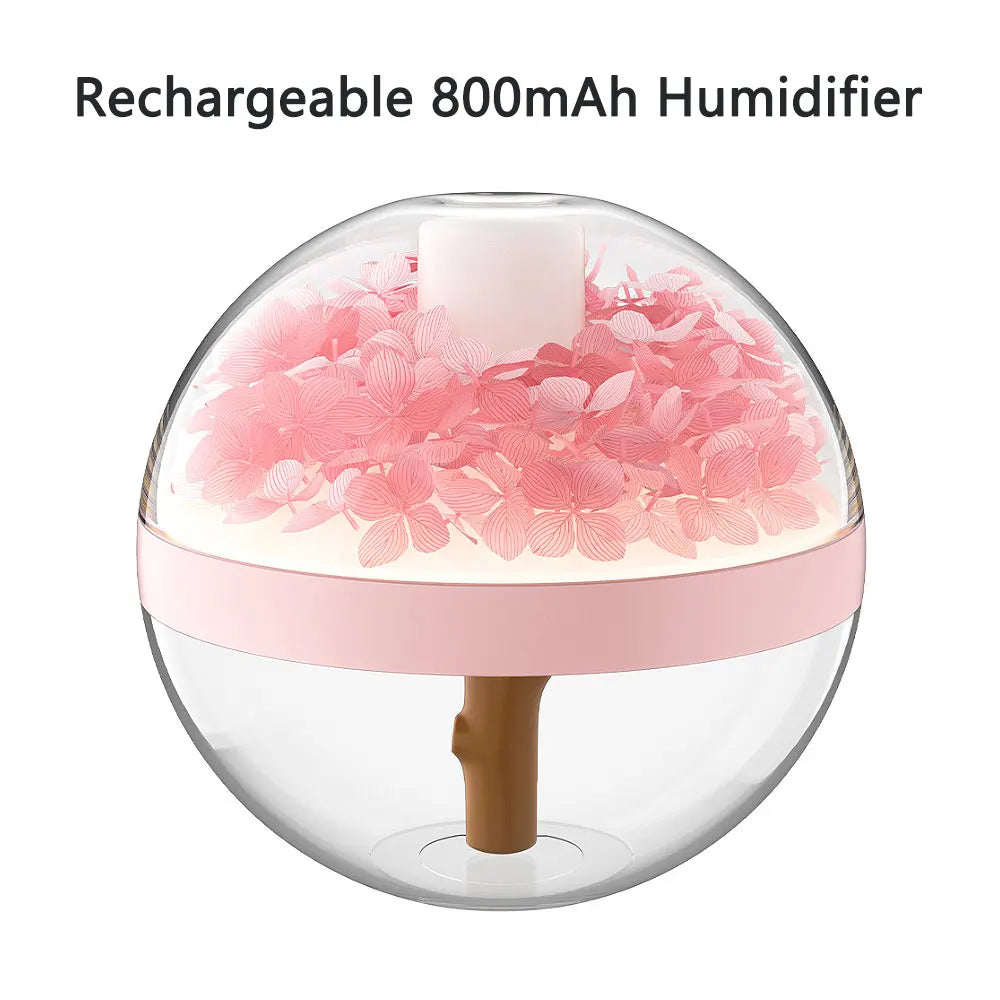 Humidificateur d'Air avec des Fleurs Eternelles