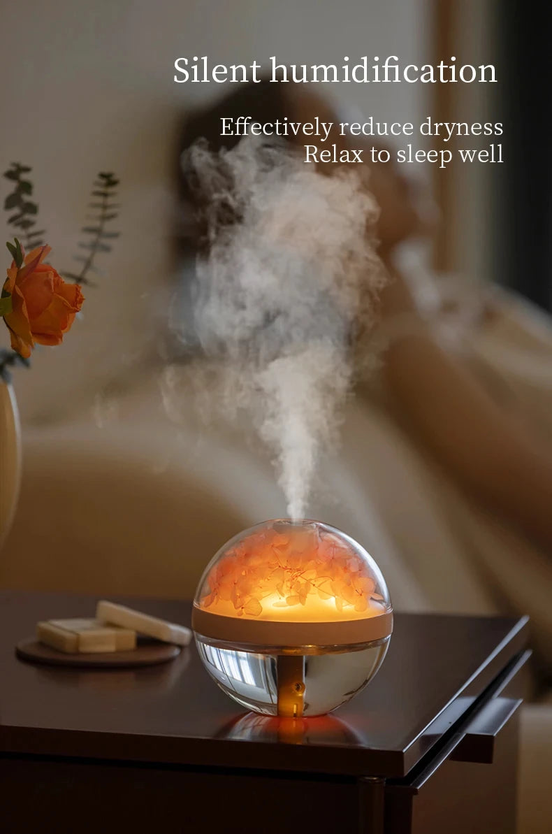 Humidificateur d'Air avec des Fleurs Eternelles